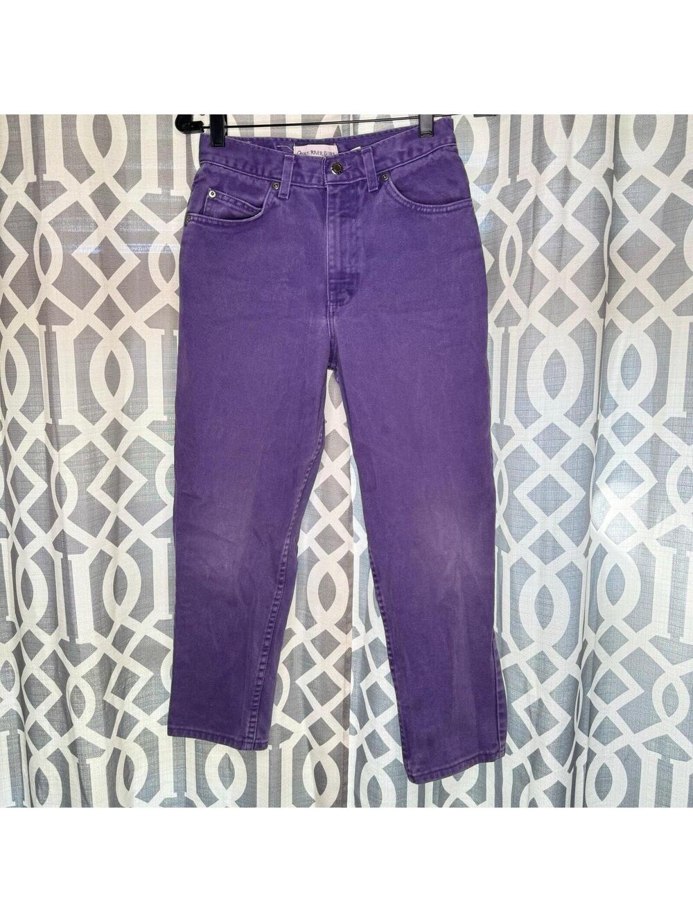 Vintage canyon river blues - purple capris